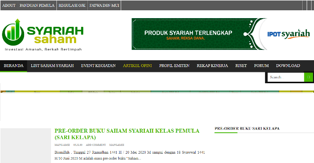 Indeks Saham Syariah Indonesia/Indonesia Sharia Stock Index (ISSI)