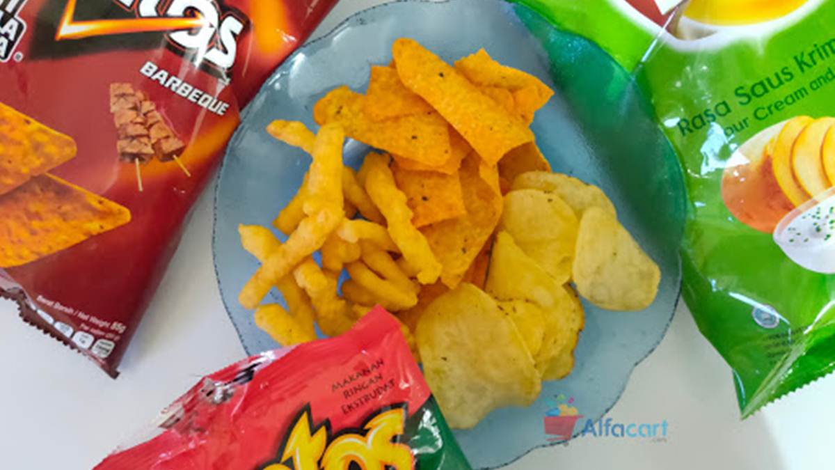 tampilan chip Doritos - Lays - Cheetos